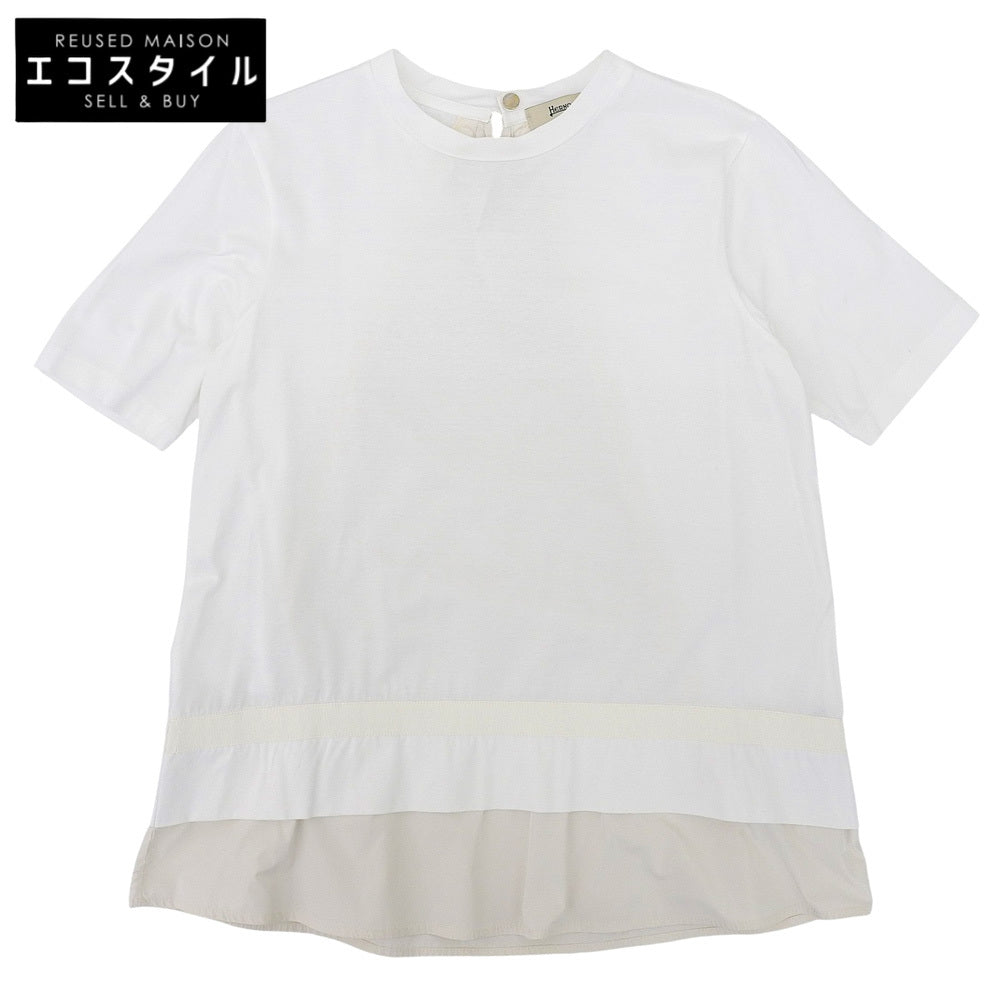 HERNO Herno Excellent Condition Cotton Cut and Sew Top Women's White 40 JG0006D-52006 Tops