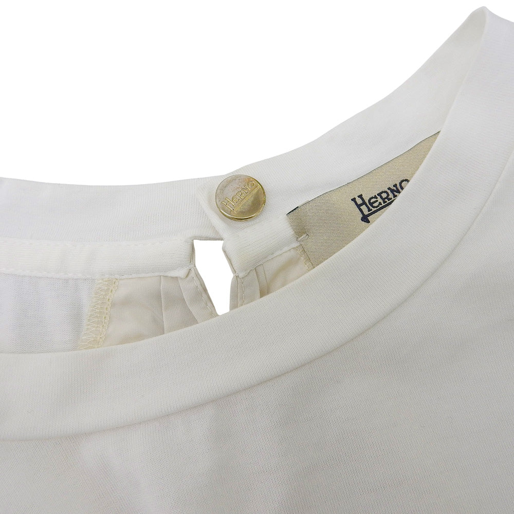 HERNO Herno Excellent Condition Cotton Cut and Sew Top Women's White 40 JG0006D-52006 Tops