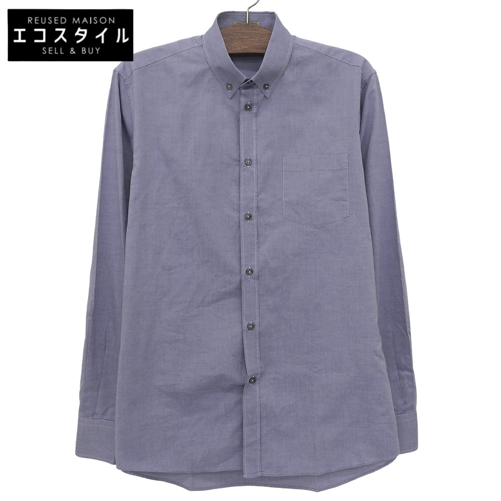 BOTTEGA VENETA ボッテガヴェネタ 美品 コットン ボタンダウンシャツ トップス メンズ ブルー 41 308399 VZY51 トップス