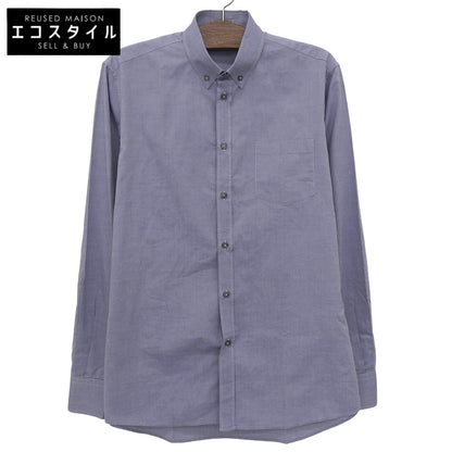 BOTTEGA VENETA ボッテガヴェネタ 美品 コットン ボタンダウンシャツ トップス メンズ ブルー 41 308399 VZY51 トップス
