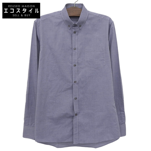 BOTTEGA VENETA ボッテガヴェネタ 美品 コットン ボタンダウンシャツ トップス メンズ ブルー 41 308399 VZY51 トップス
