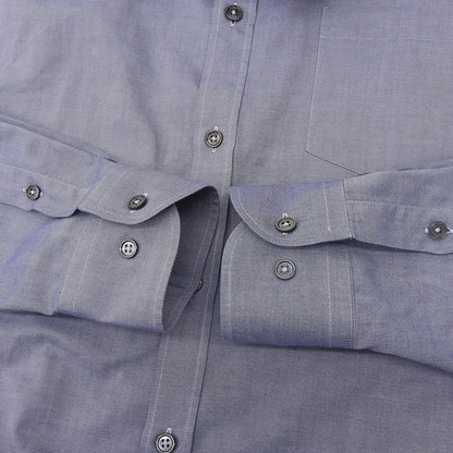 Excellent condition Cotton Button-Down Shirt Top Men's Blue 41 308399 VZY51 Top 41 Men's