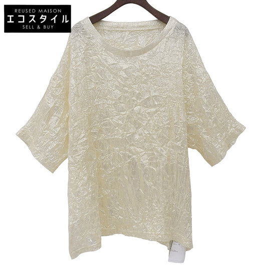 新品同様 メタリックTシャツ トップス レディース シルバー系 3 17DCT-175MT トップス 3 レディース