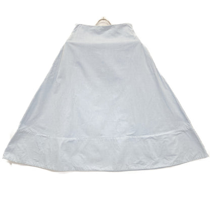 MB211-6002 BLUE MI-MOLLET FLARE SKIRT Skirt OO Ladies
