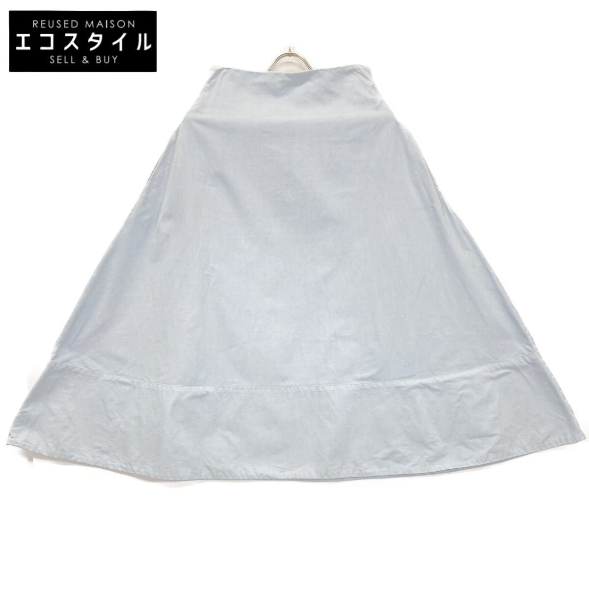 MB211-6002 BLUE MI-MOLLET FLARE SKIRT Skirt OO Ladies