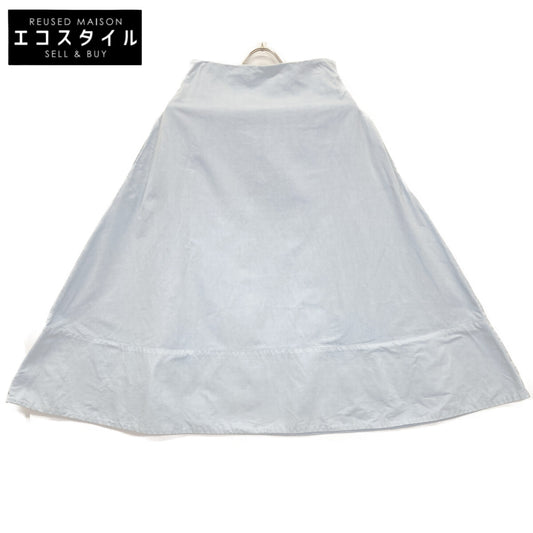 MB211-6002 BLUE MI-MOLLET FLARE SKIRT Skirt OO Ladies