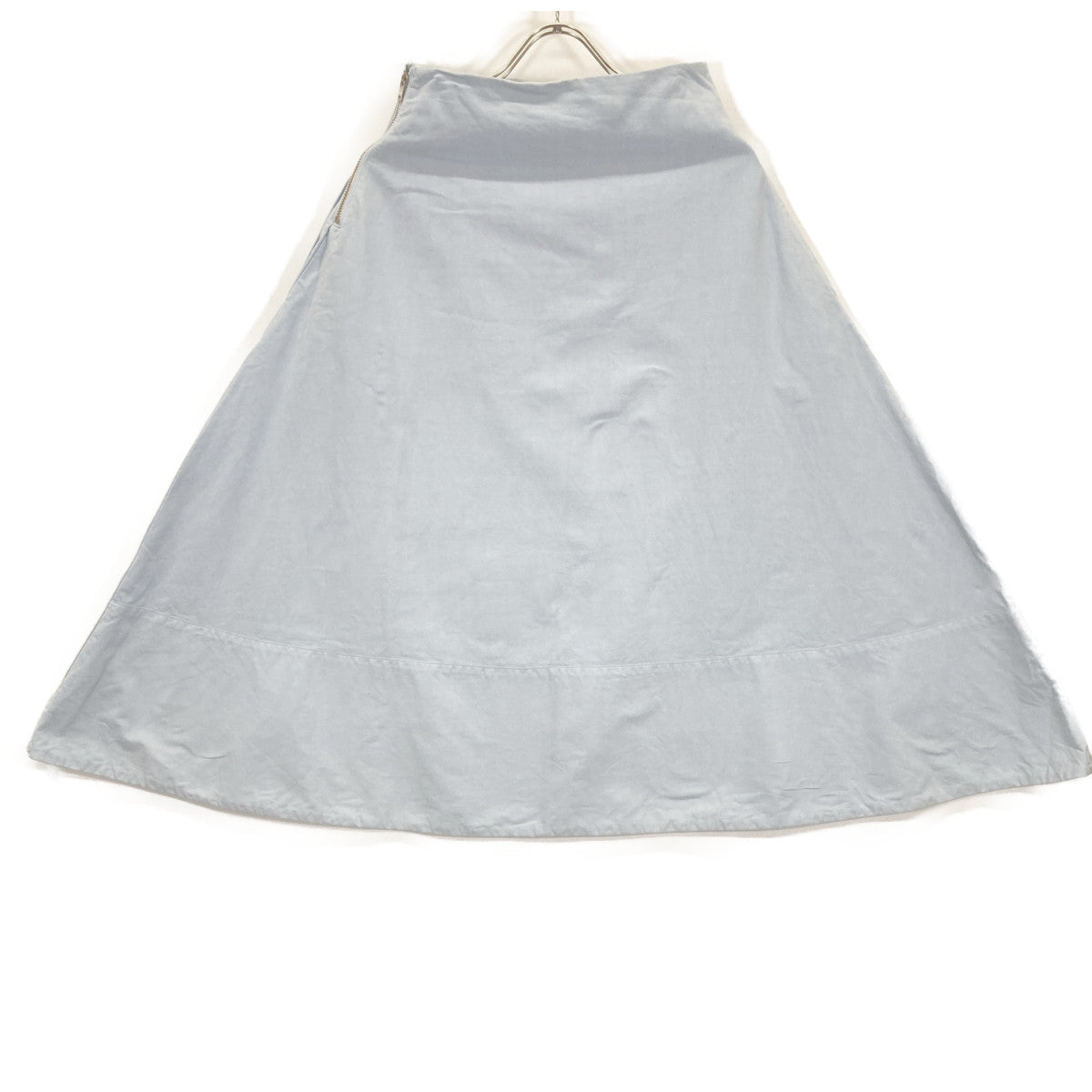 MB211-6002 BLUE MI-MOLLET FLARE SKIRT Skirt OO Ladies