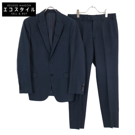UCGME0 NAVY WOOL COTTON SUIT Suit Set-up 48 Men's
