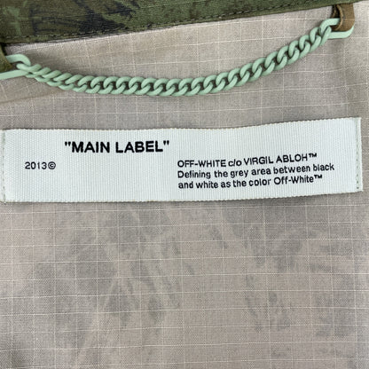 OFF-WHITE オフホワイト 19AW PAINTBRUSH オーバーサイズ カモフラ ジャケット ジャケット