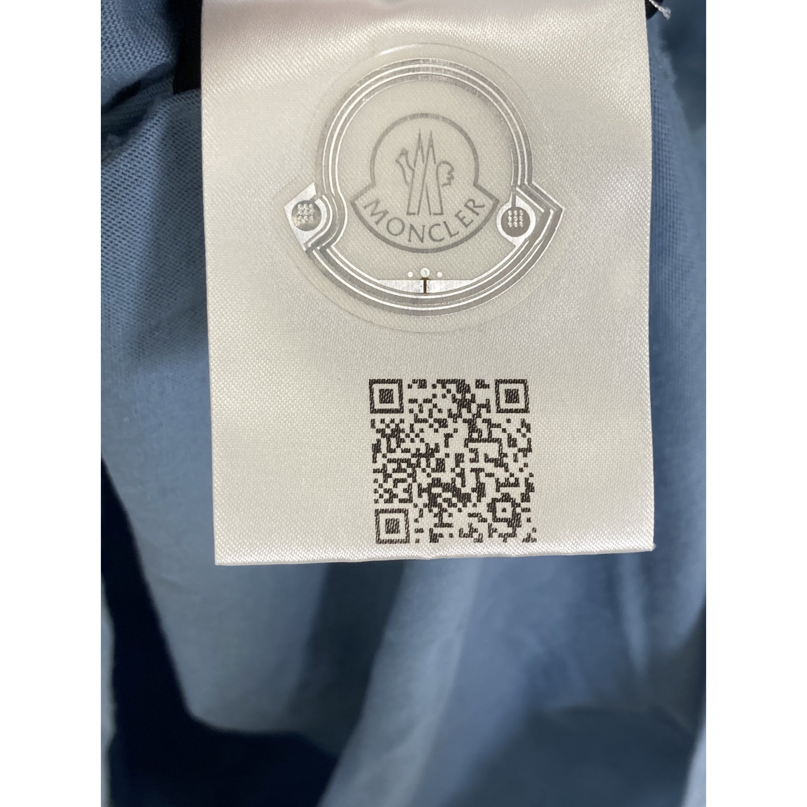 MONCLER Light Blue 22 Logo Short Sleeve T-Shirt Top