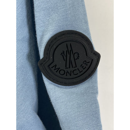 MONCLER Light Blue 22 Logo Short Sleeve T-Shirt Top
