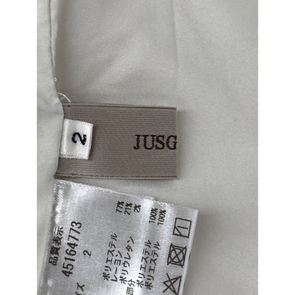 JUSGLITTY 米白色 有乐町丸井百货限定款 蕾丝V领吊带裙