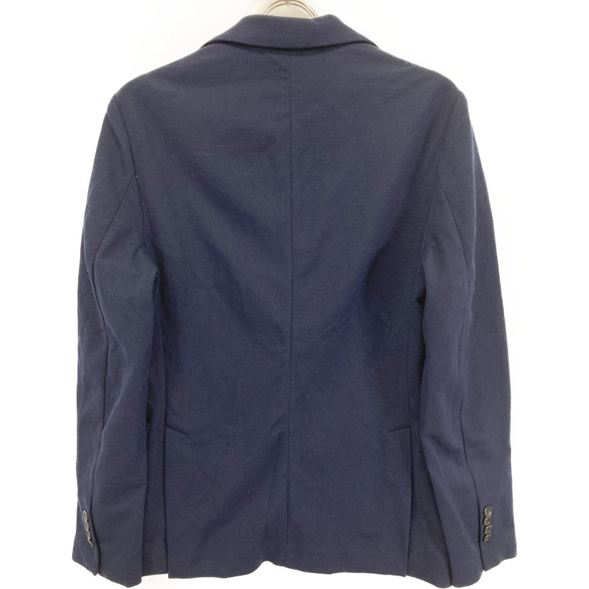 CIRCOLO1901 CN2868 Navy Stretch Shadow Stripe Unlined Jacket 46 Men's