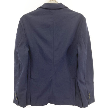 CIRCOLO1901 CN2868 Navy Stretch Shadow Stripe Unlined Jacket 46 Men's
