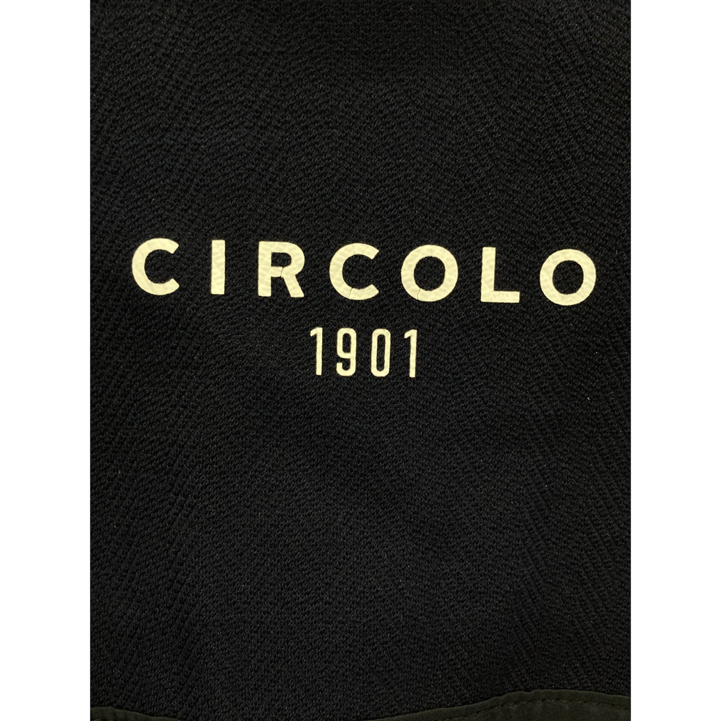 CIRCOLO1901 CN2868 Navy Stretch Shadow Stripe Unlined Jacket 46 Men's