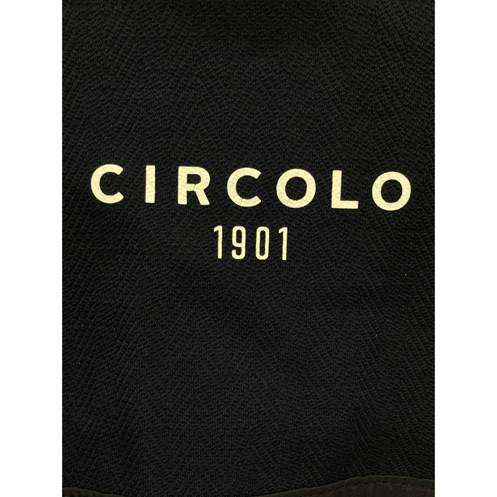 CIRCOLO1901 CN2868 Navy Stretch Shadow Stripe Unlined Jacket 46 Men's