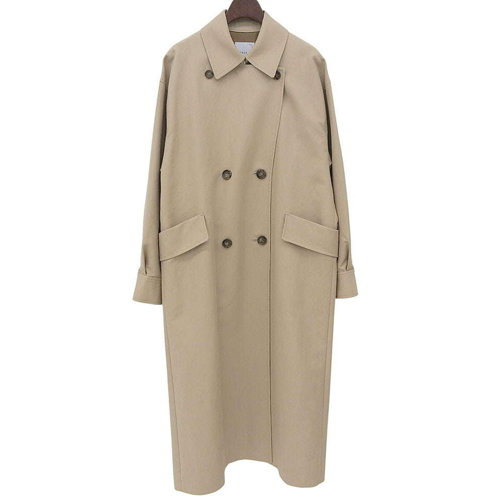NOBLE Cotton Double Cloth Long Coat Women's Beige 36 Coat - Excellent condition