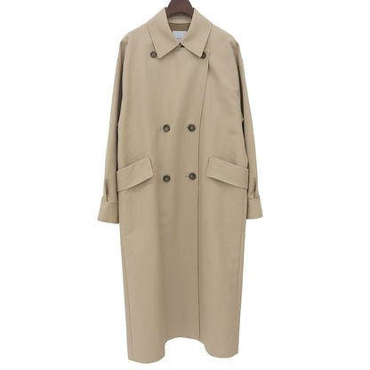 NOBLE Cotton Double Cloth Long Coat Women's Beige 36 Coat - Excellent condition