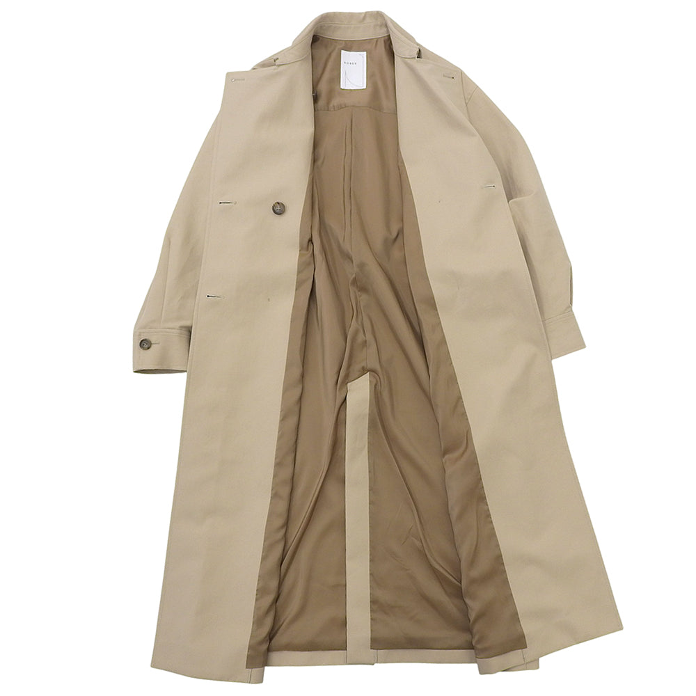 NOBLE Cotton Double Cloth Long Coat Women's Beige 36 Coat - Excellent condition