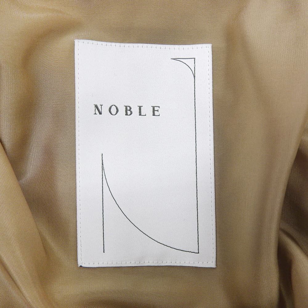 NOBLE Cotton Double Cloth Long Coat Women's Beige 36 Coat - Excellent condition