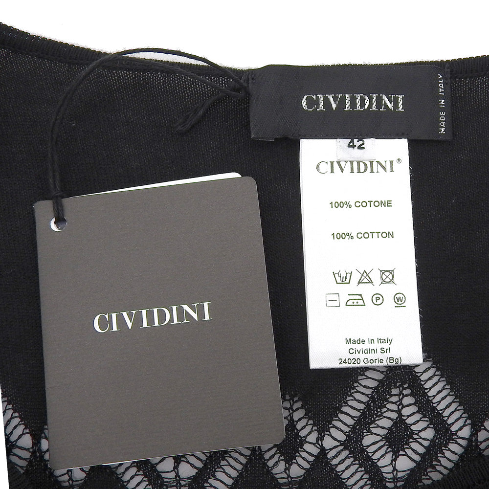 Like New IBISCUS Cotton Lace One-Piece Dress Top Women's Black 42 Dress 42 Women's