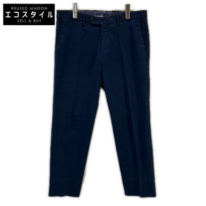 Navy Cotton Casual Pants Bottoms 48 Men's