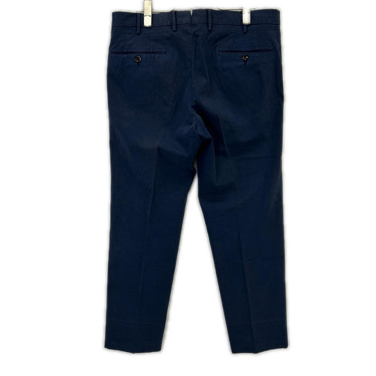 Navy Cotton Casual Pants Bottoms 48 Men's