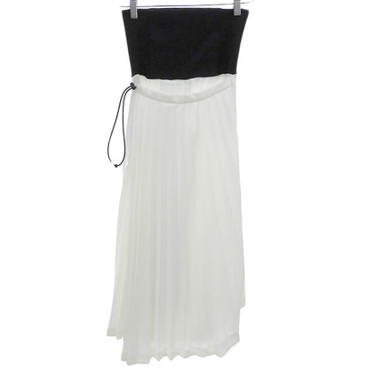 Beautiful Pleated Skirt Dress for Women, White, Size 34, TP12-FG214, 21AW Skirt, Size 34, for Women