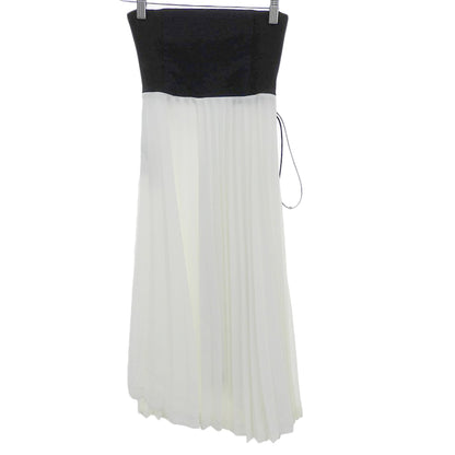 Beautiful Pleated Skirt Dress for Women, White, Size 34, TP12-FG214, 21AW Skirt, Size 34, for Women