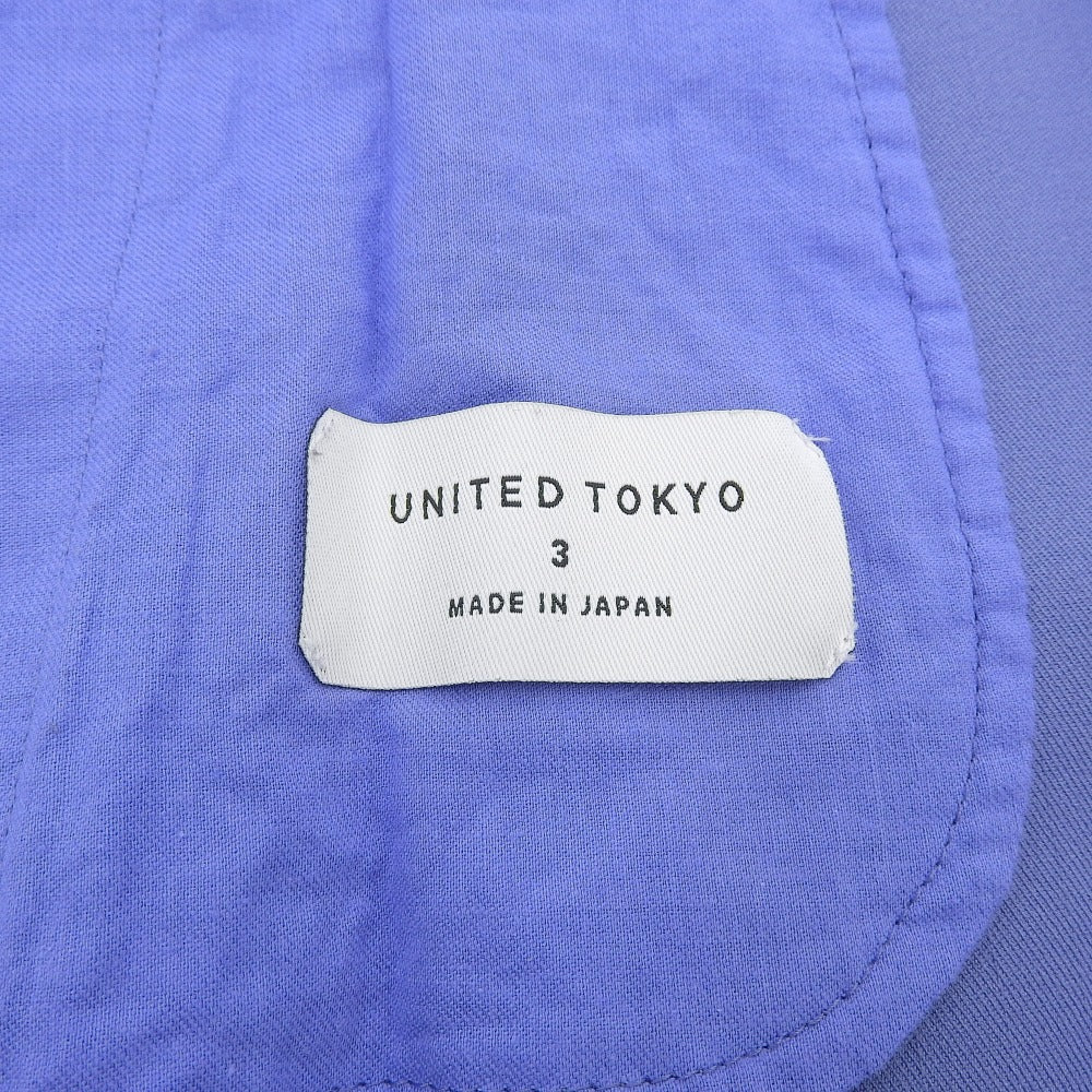 Excellent Condition HAKAMA Tuck Wide Pants Bottoms Women's Blue 3 144540001 Bottoms 3 Women's