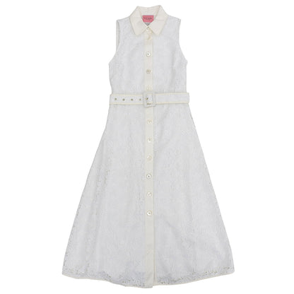 kate spade cotton leaf lace dress dress ladies white 00 NJMUB136 dress