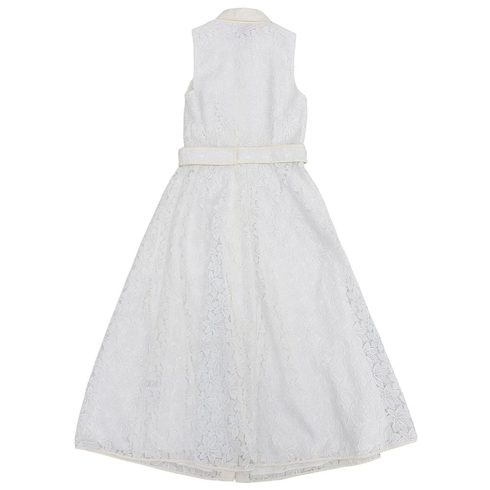 kate spade cotton leaf lace dress dress ladies white 00 NJMUB136 dress