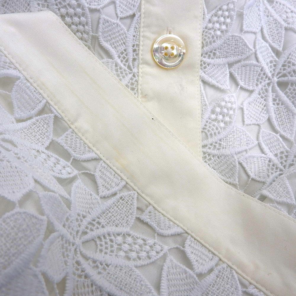 kate spade cotton leaf lace dress dress ladies white 00 NJMUB136 dress