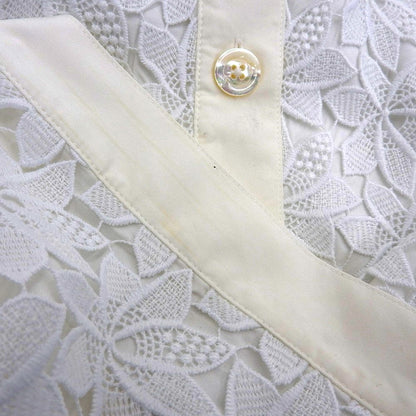 kate spade cotton leaf lace dress dress ladies white 00 NJMUB136 dress
