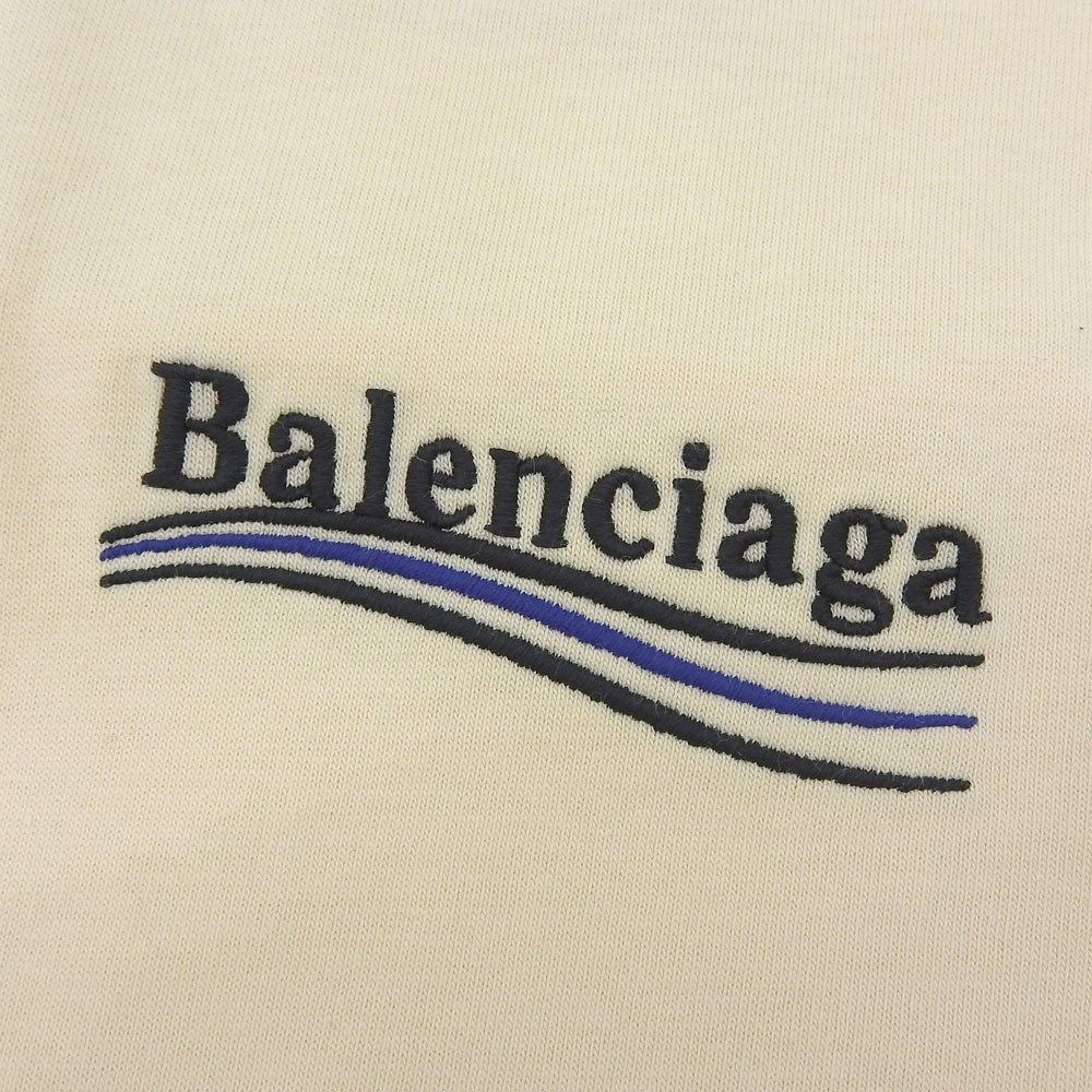 BALENCIAGA 巴黎世家 美品 棉质 广告标语T恤 上衣 男士 黄色系 S 641665 21年 上衣