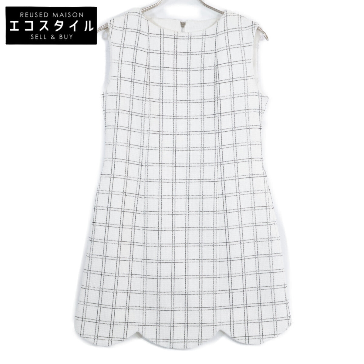 sheller 231042 White Flocky Tulip Dress