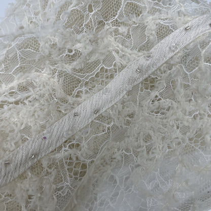 WHITE LACE DRESS ONE-PIECE XS Women's