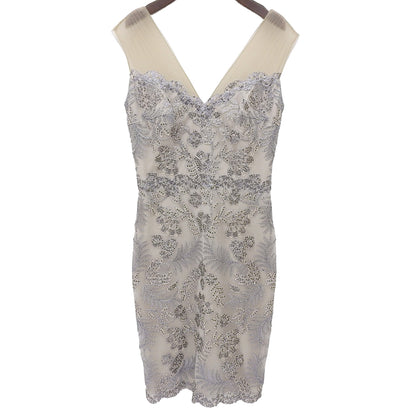 TADASHI SHOJI タダシショージ Engle Embroidered Dress ワンピース レディース シルバー 4 BCE19511M ワンピース