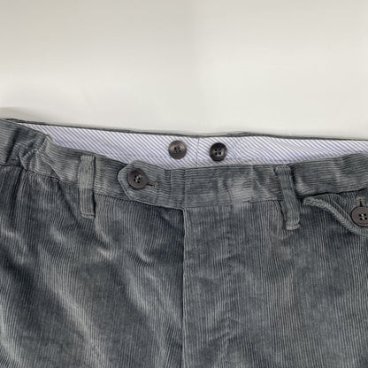 0615P Gray Corduroy Pants Bottoms 44 Men's