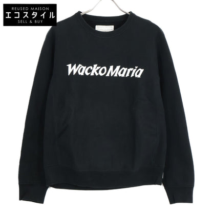 BLACK HEAVY WEIGHT CREW NECK SWEAT SHIRT (TYPE-2) Tops S Men's