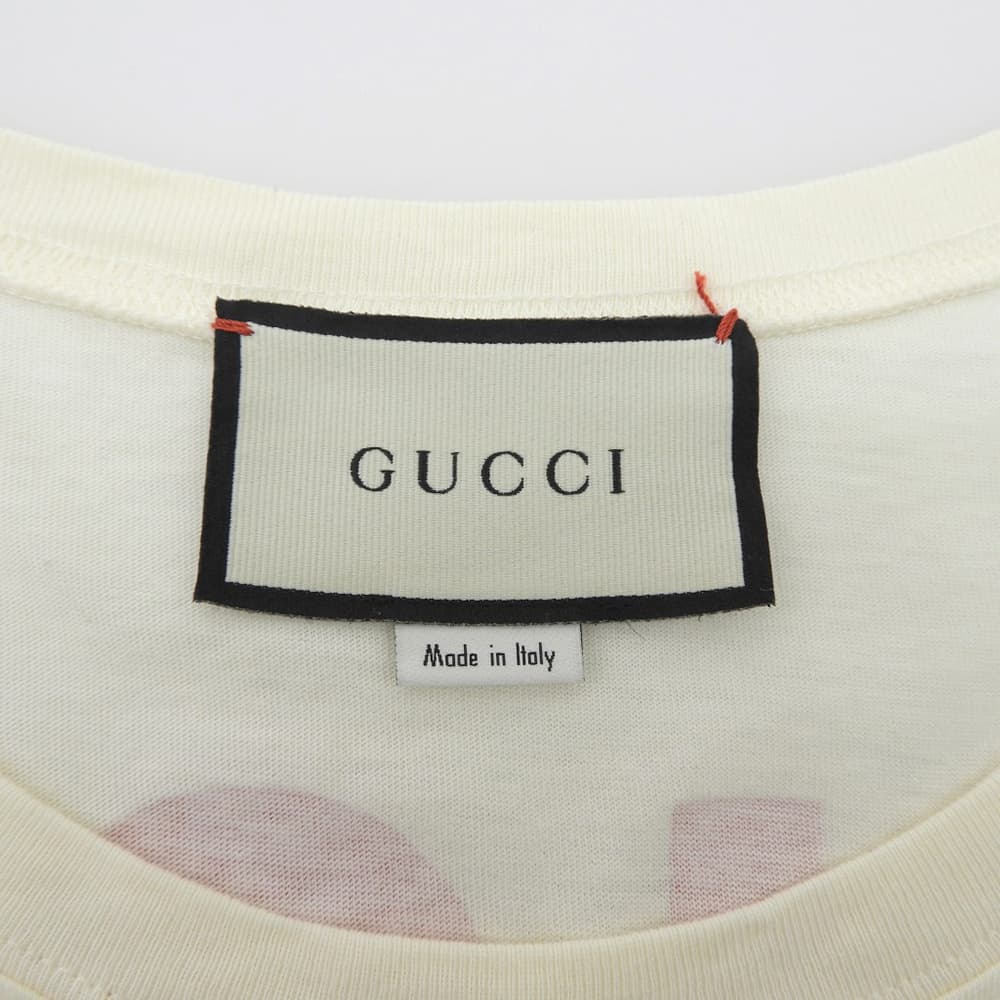 GUCCI 古驰 印花 T恤 上衣 女士 象牙白 S 492347-XJBU0 上衣