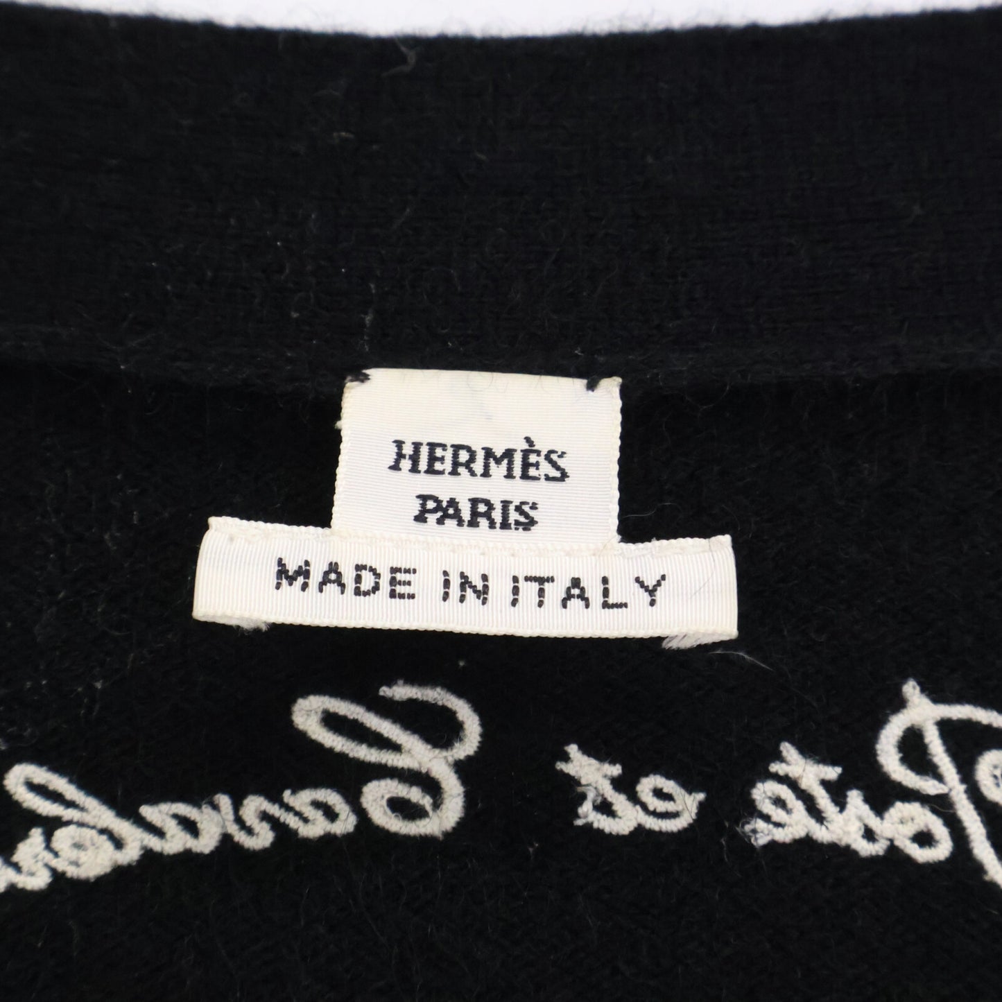 HERMES 爱马仕 Poste et Cavalerie 100%羊绒长开衫/上衣
