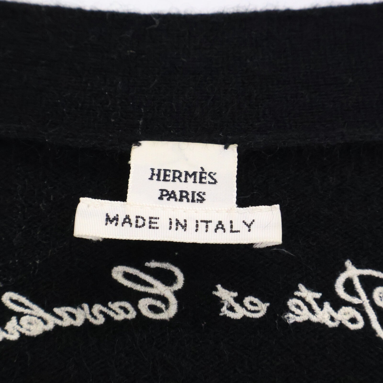 HERMES 爱马仕 Poste et Cavalerie 100%羊绒长开衫/上衣