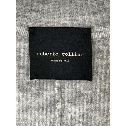 ROBERTO COLLINA ロベルトコリーナ グレー ナイロンウールアルパカ ニット ジャケット ジャケット