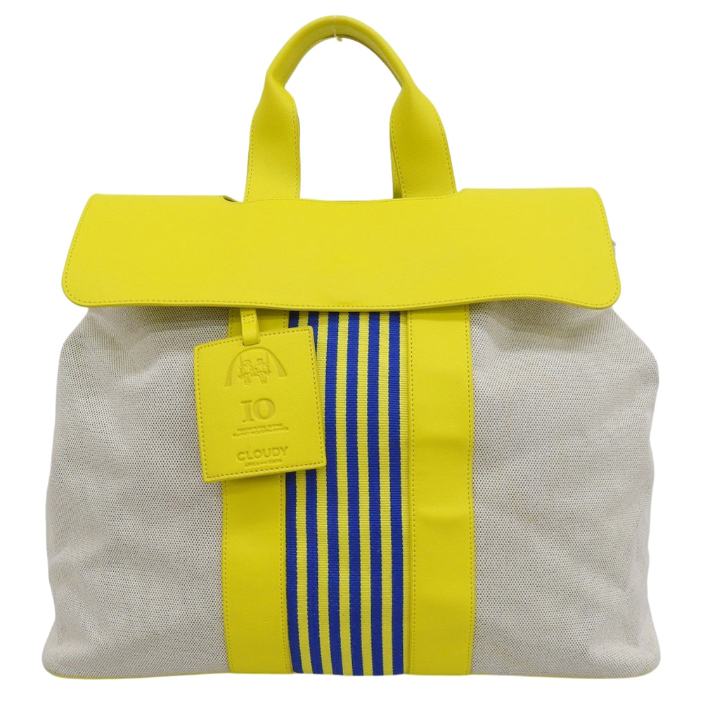 Two Tone Kante Bag キャンバストートバッグ レディース イエロー トートバッグ レディース