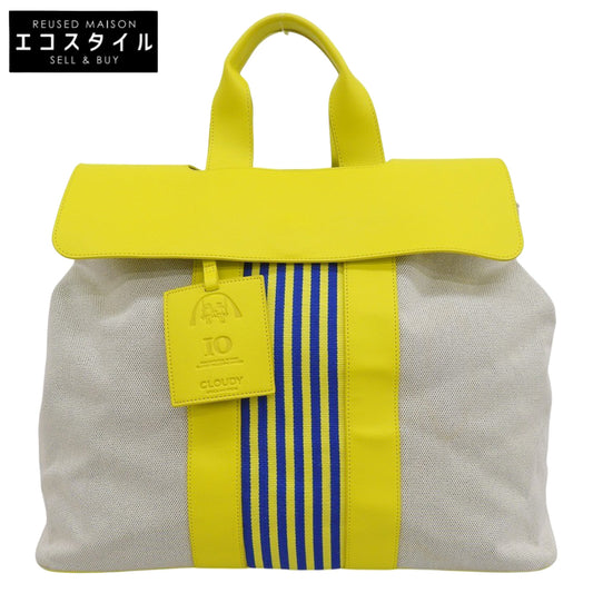 Two Tone Kante Bag Canvas Tote Bag for Women Yellow Tote Bag for Women
