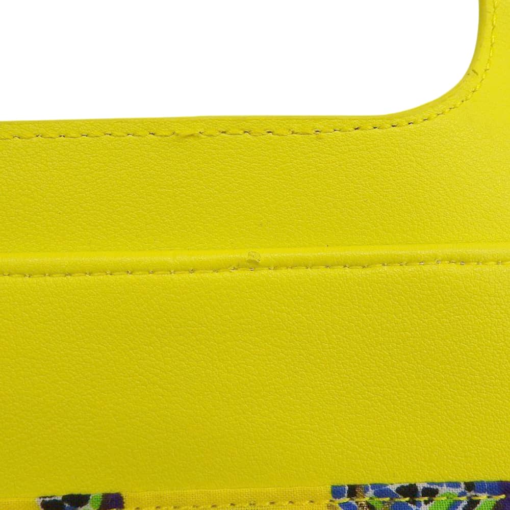 Two Tone Kante Bag キャンバストートバッグ レディース イエロー トートバッグ レディース
