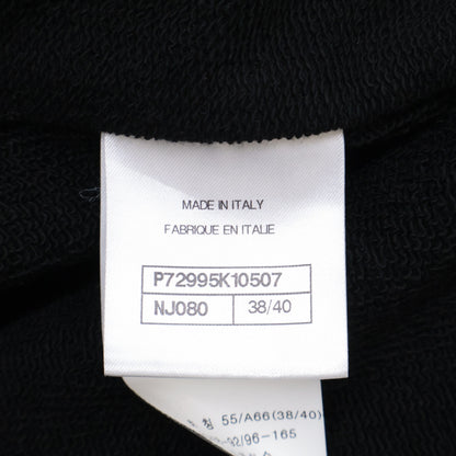 CHANEL Beautiful P72995K10507 22AW Coco Mark Multi-Patch Tweed Switching Sweat Cardigan Top