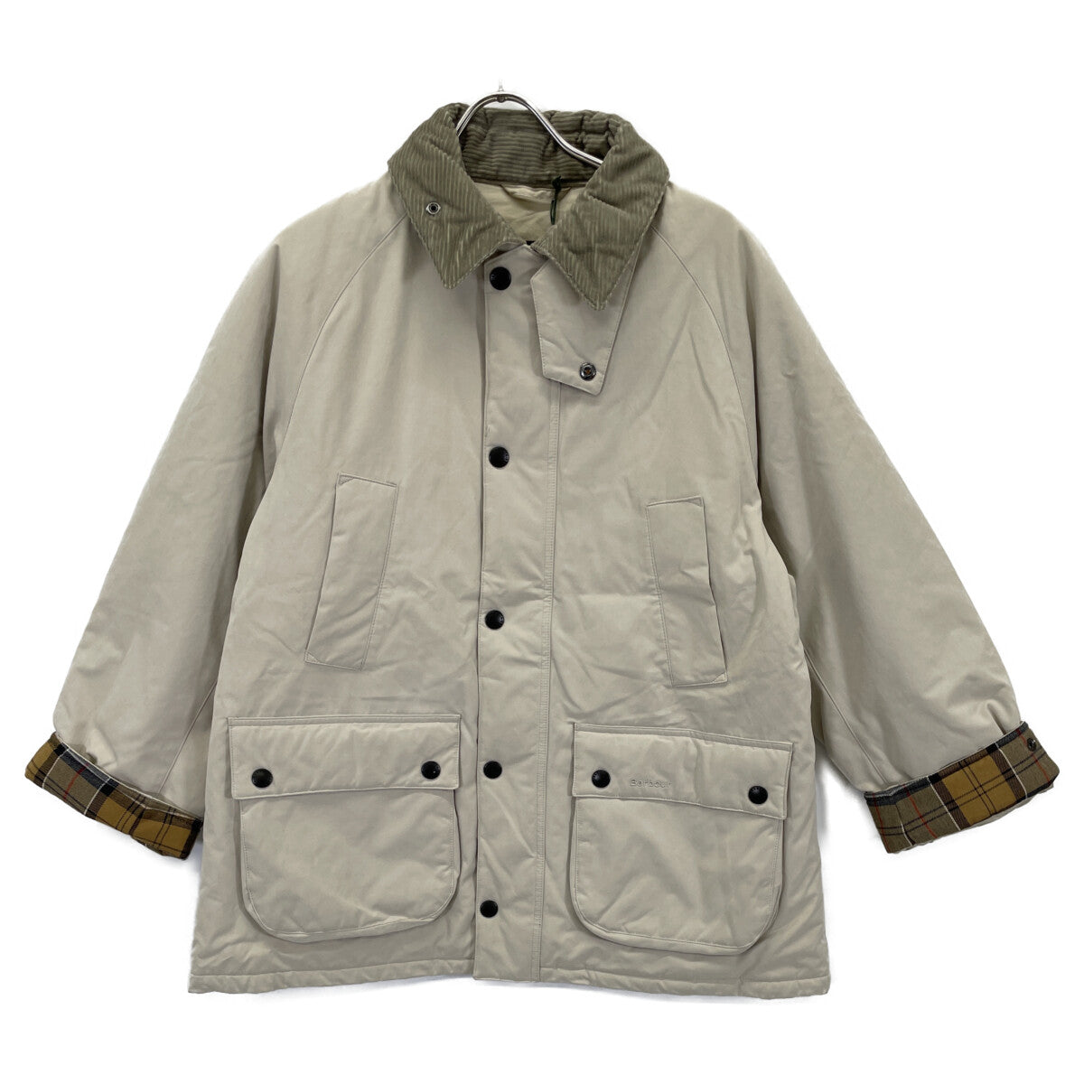 Barbour バブアー MCA1064ST11 アイボリー パデッド ビデイル カジュアル ジャケット モールスキン ジャケット