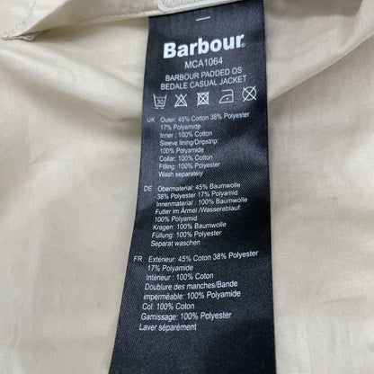 Barbour バブアー MCA1064ST11 アイボリー パデッド ビデイル カジュアル ジャケット モールスキン ジャケット